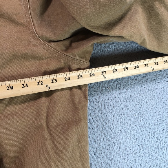 Vintage Carhartt Jacket Mens Large Brown J131 Canvas Hooded Workwear Made In USA - Picture 11 of 12
